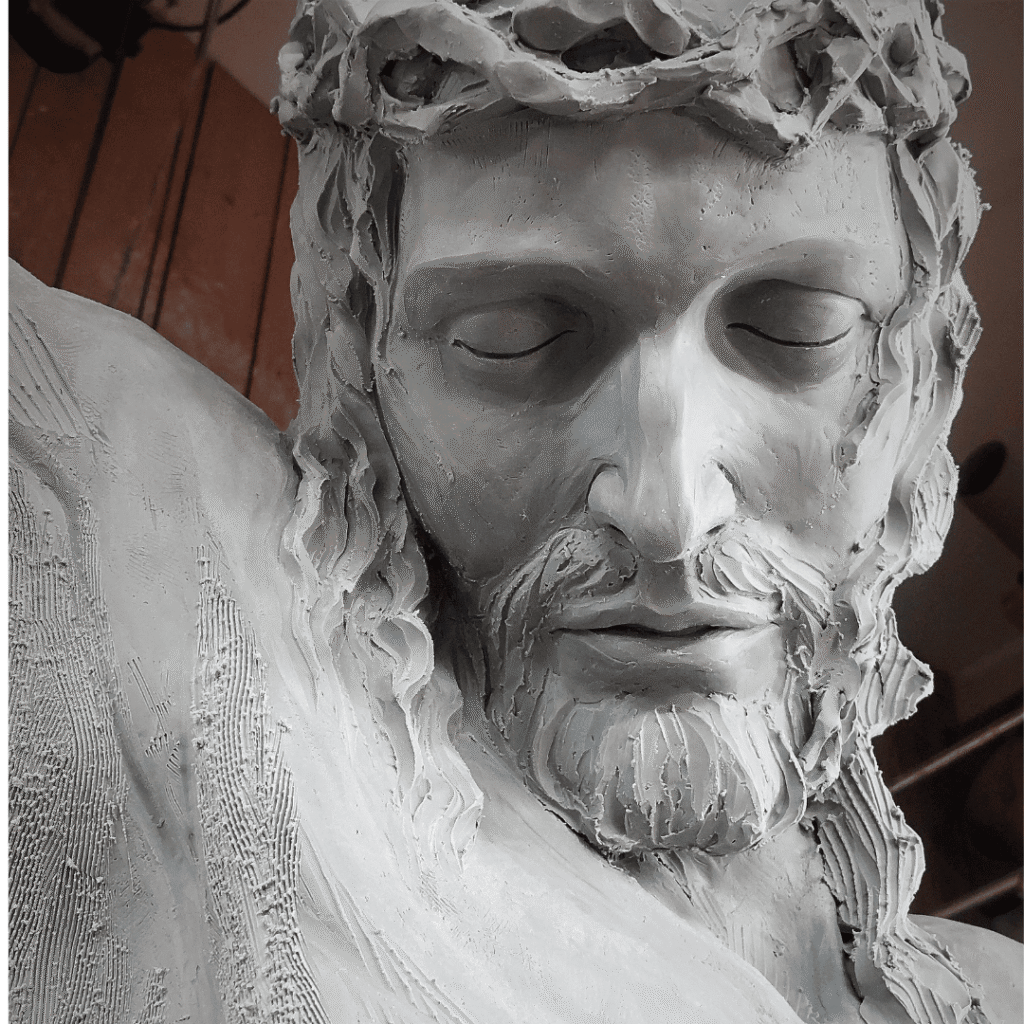 Rzeźba sakralna- Chrystus na krzyżu