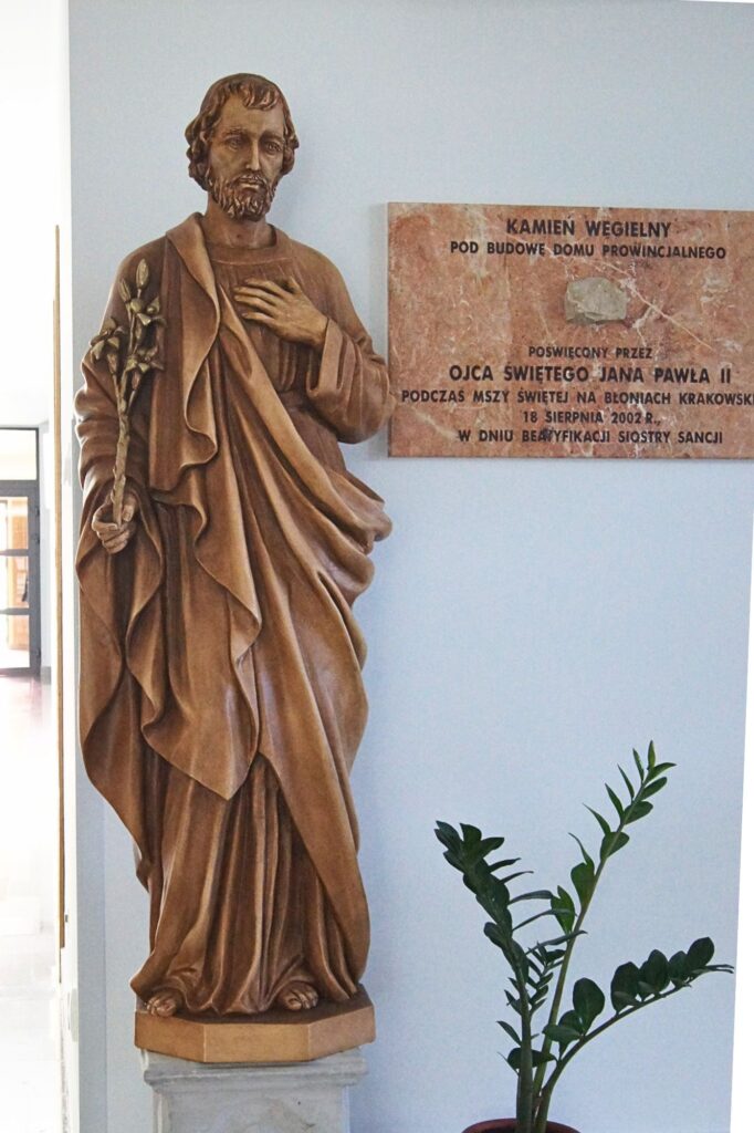 The Seraphite Sisters' Convent Rzeszów, Poland. St. Joseph patron saint of craftsmen