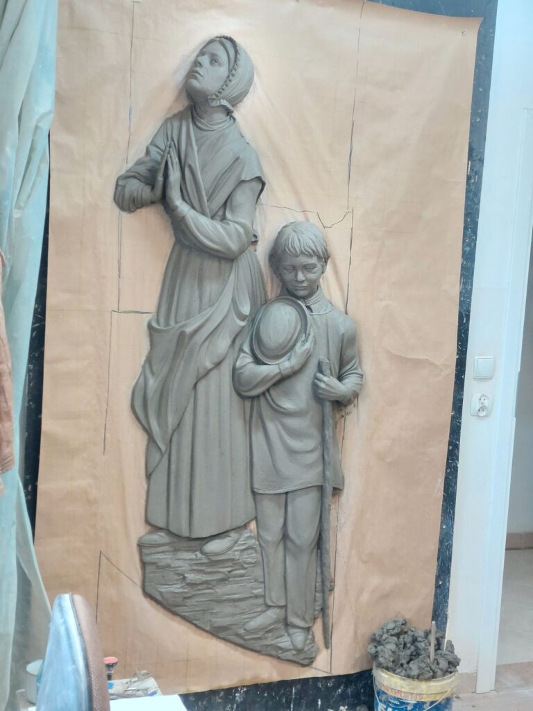 dzieci z la salette etapy realizacji