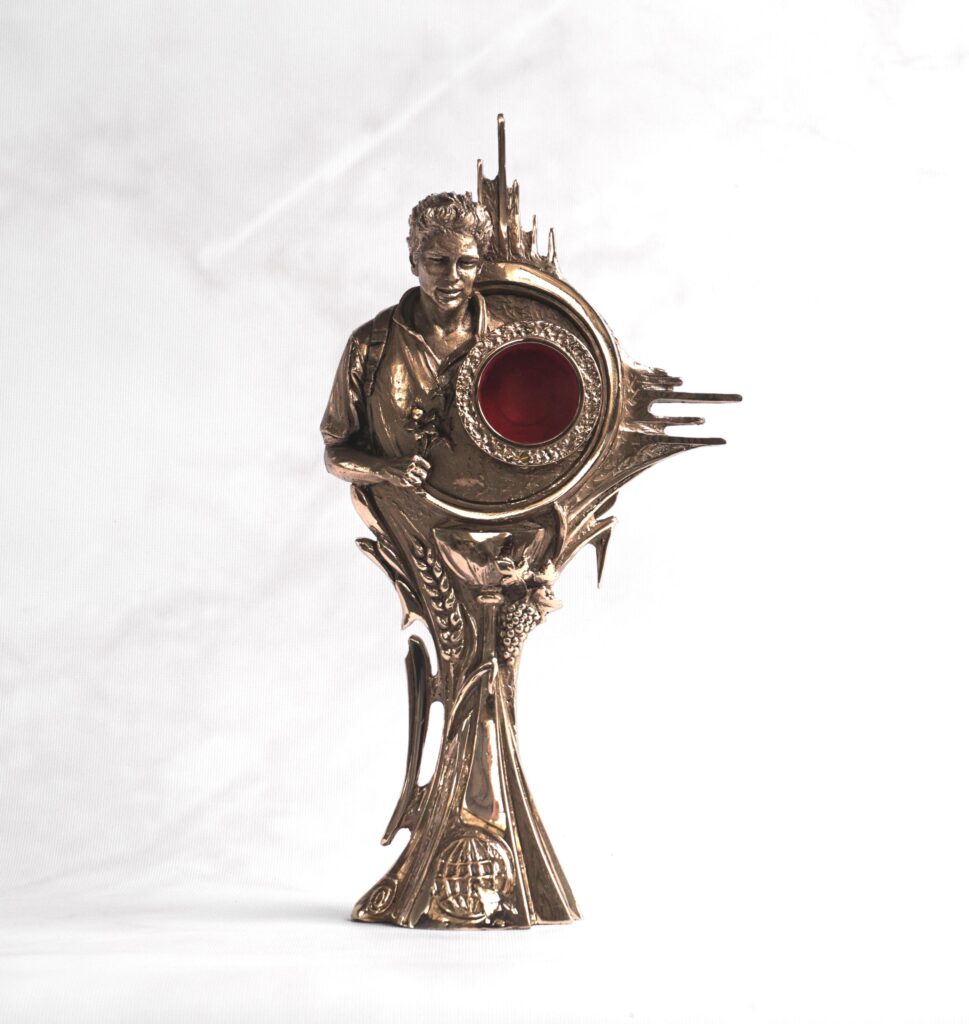 Reliquary of Carlo Acutis- Blessed Millennial by Szczepaniak Art.